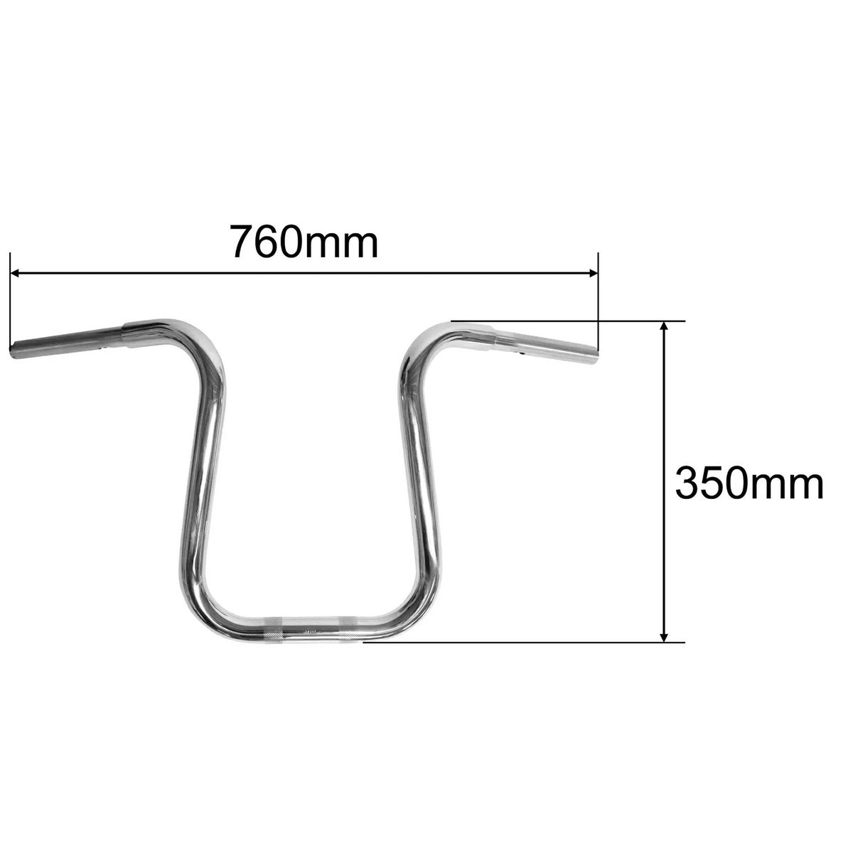 エルトキシコ・エイプハンドルルバー 35cm (ロウスチール)3