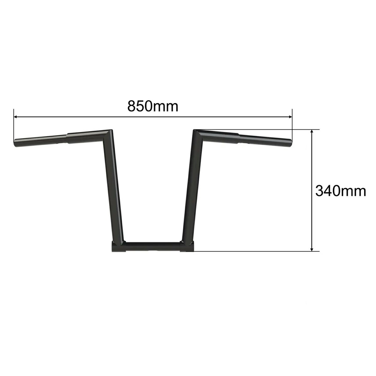 フリップ2・エイプハンドルルバー 34cm (ブラック)7