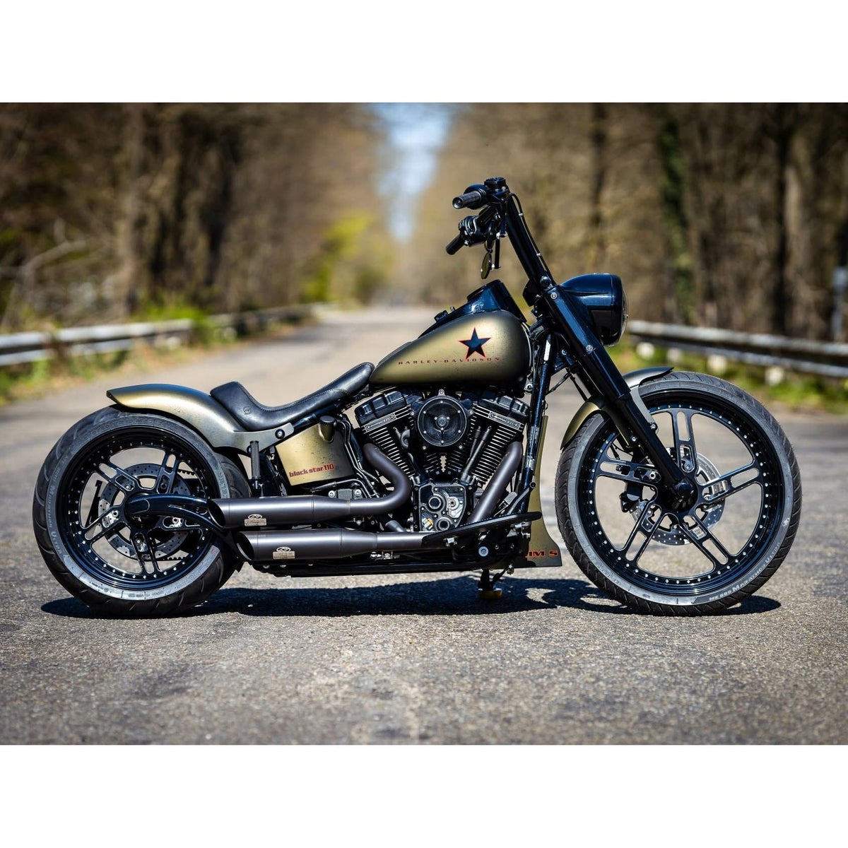 フリップ2・エイプハンドルルバー 34cm (マットブラック)2