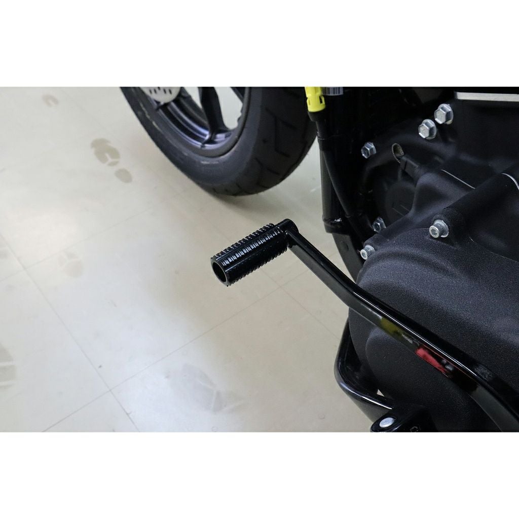 スピードラ ハーレー アルミ削り出しシフトペグ (ブラック)2