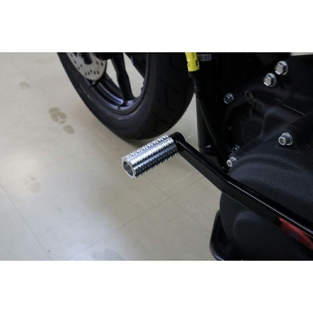 スピードラ ハーレー アルミ削り出しシフトペグ (シルバー)2