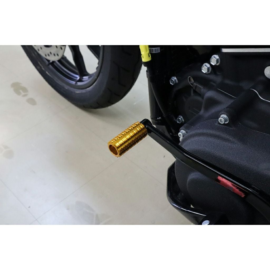 ハーレー アルミ削り出しシフトペグ (ゴールド)2