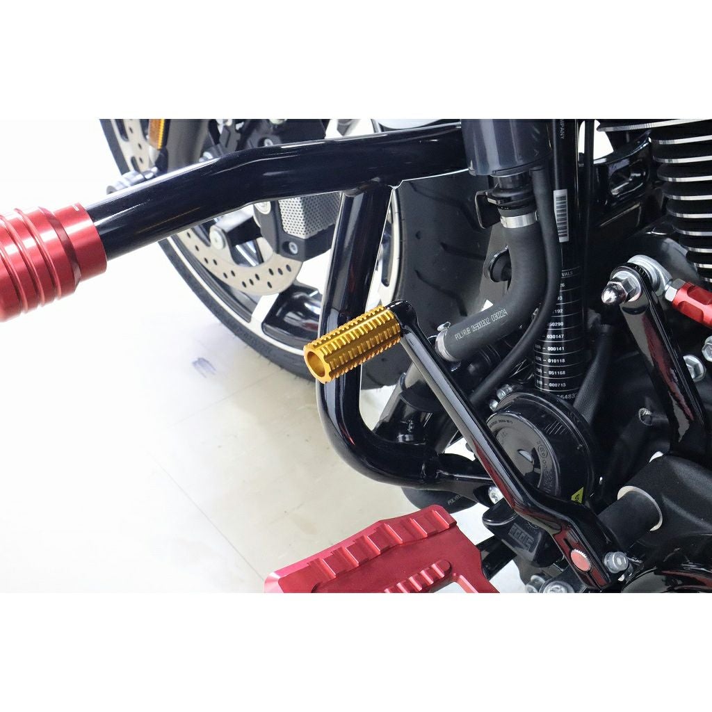 ハーレー アルミ削り出しシフトペグ (ゴールド)3