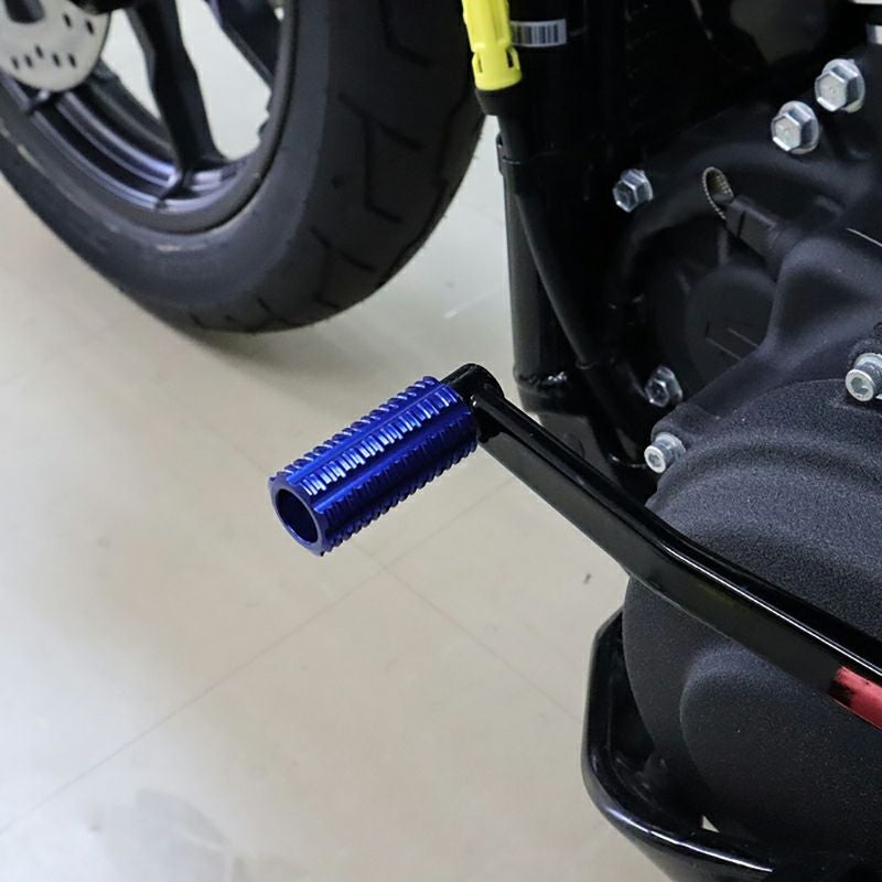 ハーレー アルミ削り出しシフトペグ (ブルー)