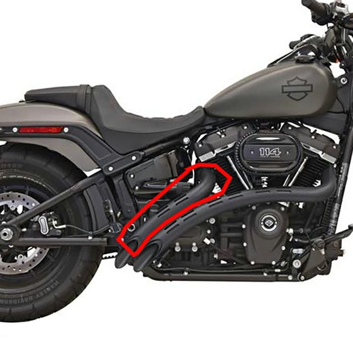 Sweeper Radius マフラー1S22FB 用 スロット付 リアヒートシールド (ブラック)