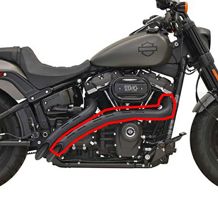 Sweeper Radius マフラー1S22FB 用 スロット付 フロントヒートシールド (ブラック)