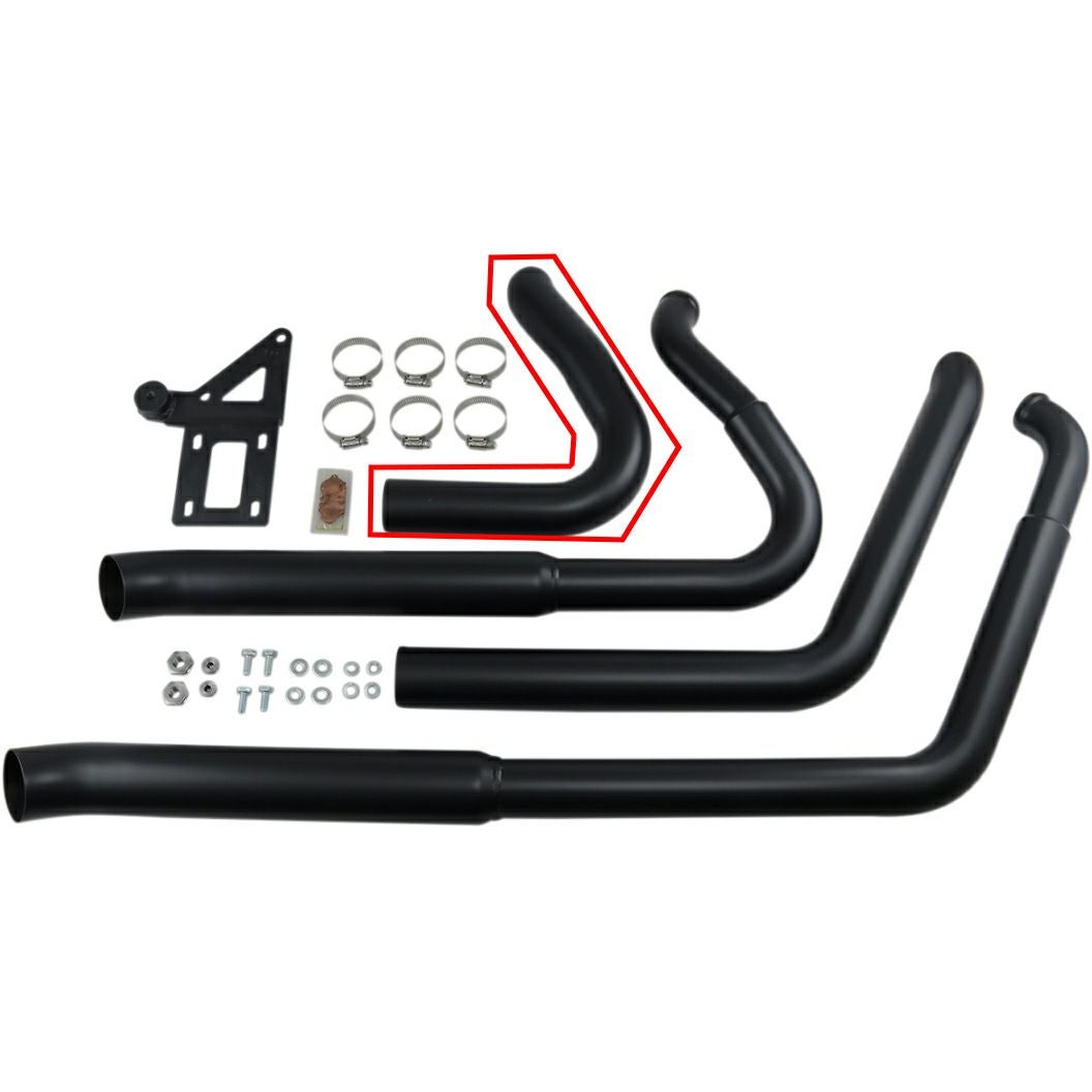 Pro Street ターンアウトマフラー1S34DB 用 リアヒートシールド (ブラック)1