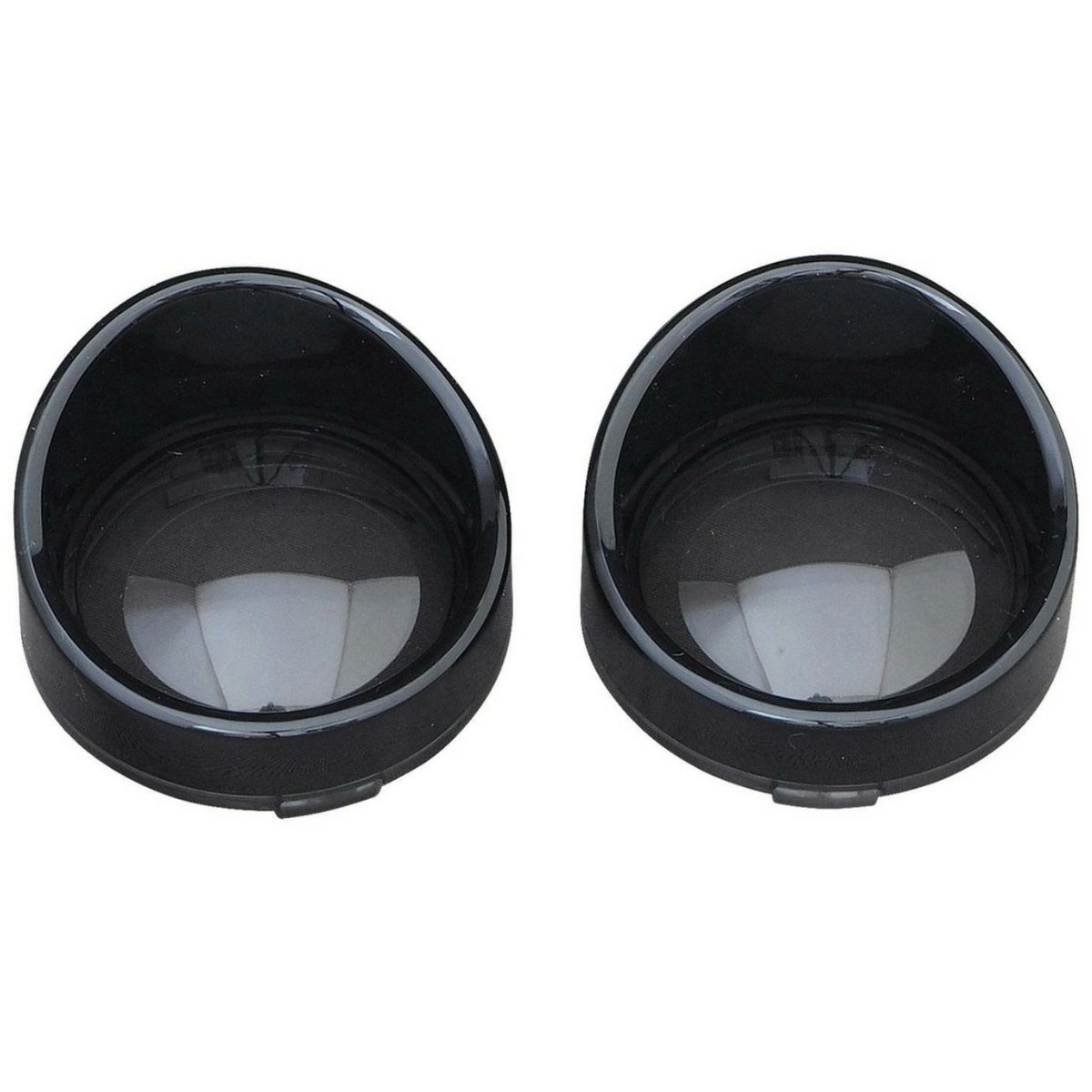 ブラックバイザースタイル ベゼルレンズ スモーク 2個セット.2ブランド.2