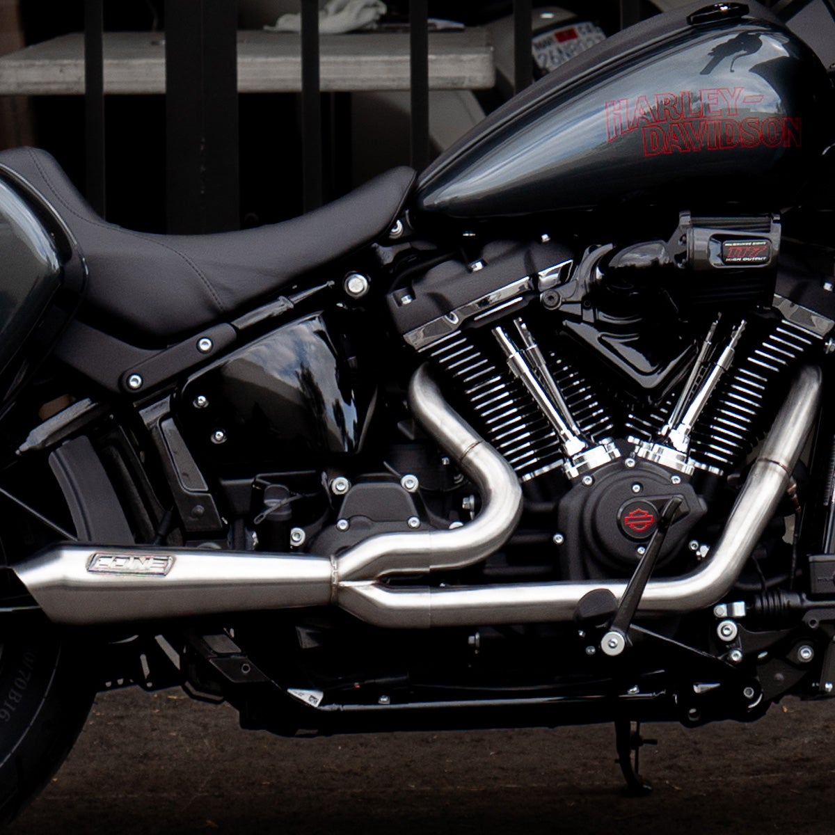 Cone Sweeper 2-1フルエキゾーストマフラー (ステンレス)1