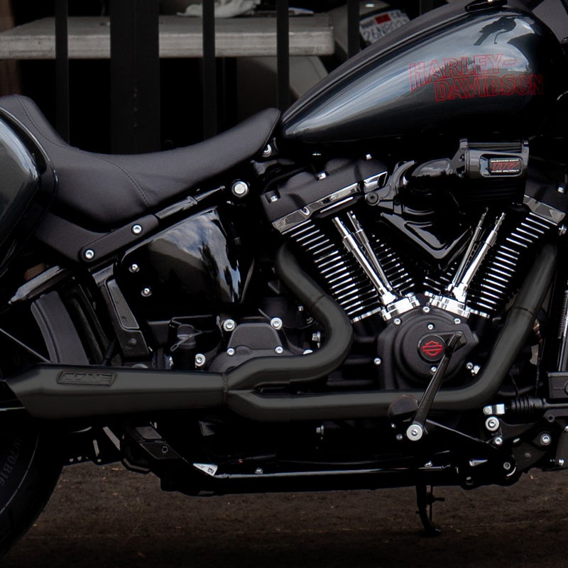 Cone Sweeper 2-1フルエキゾーストマフラー (ブラック)