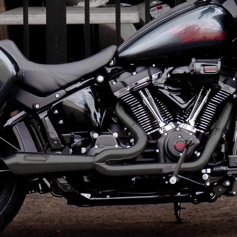 Cone Sweeper 2-1フルエキゾーストマフラー (ブラック)