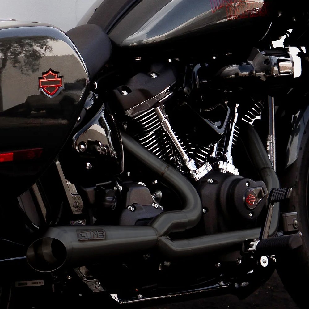 Breakaway 2-1フルエキゾーストマフラー (ブラック)