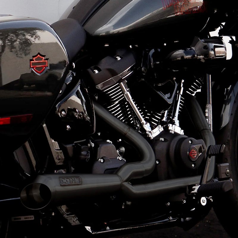 Breakaway 2-1フルエキゾーストマフラー (ブラック)