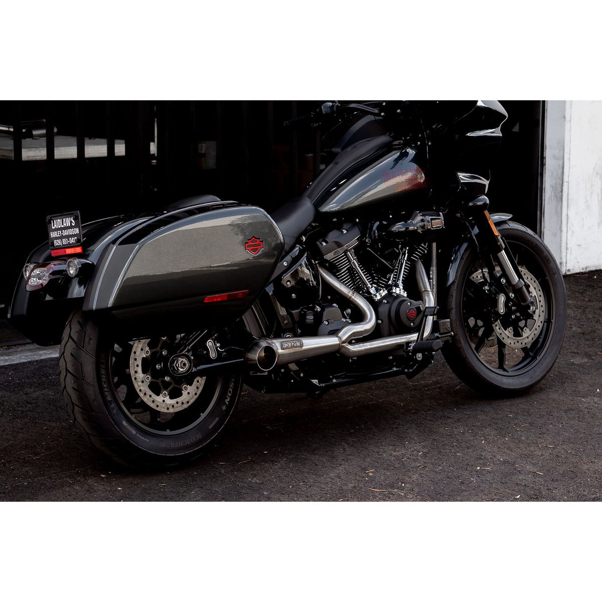 Turnout 2-1フルエキゾーストマフラー (ステンレス)4