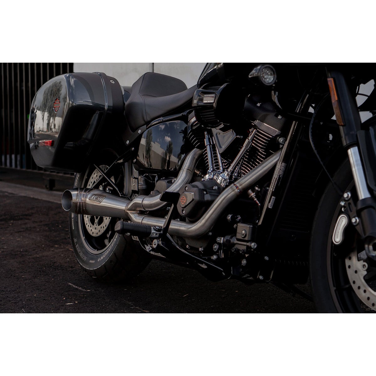 Turnout 2-1フルエキゾーストマフラー (ステンレス)3