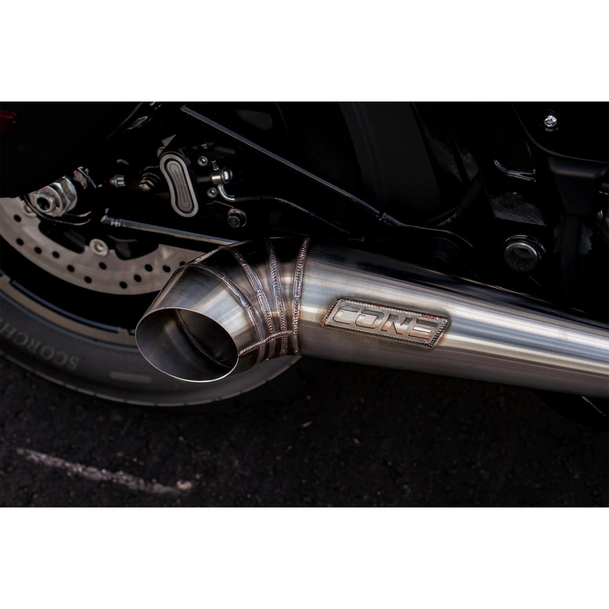 Turnout 2-1フルエキゾーストマフラー (ステンレス)6