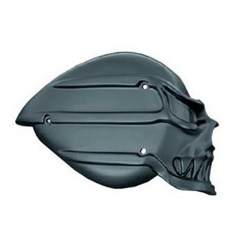 クリアキン スカル・エアクリーナー・カバー　Ｓ＆Ｓ用マット・ブラック-01