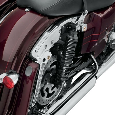 Siouxicide Choppers サドルバッグガード ブラック ハーレー FLHX 