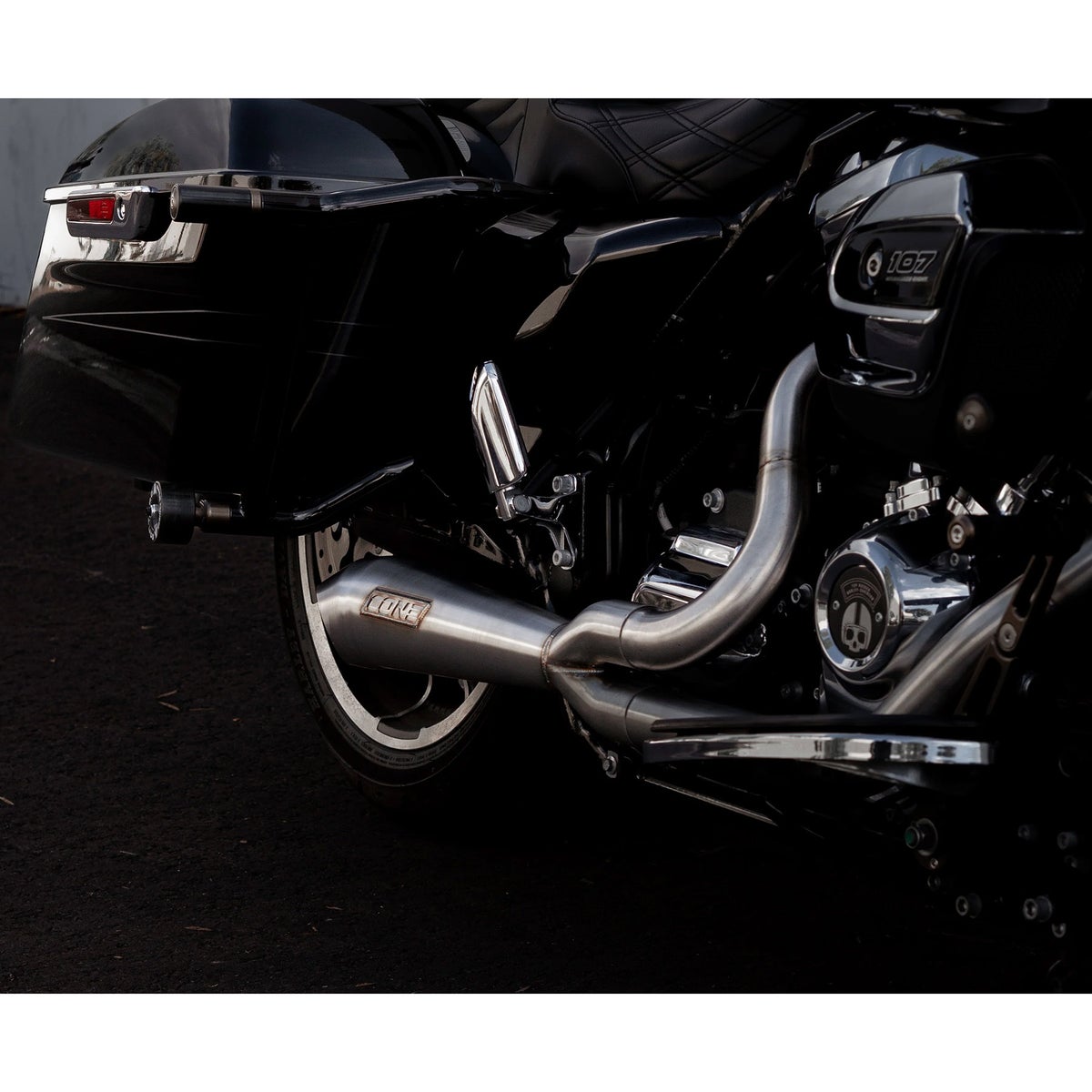 Breakaway 2-1フルエキゾーストマフラー (ステンレス)5