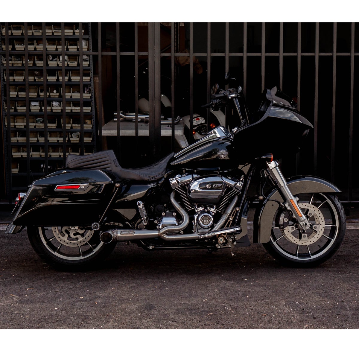 Turnout 2-1フルエキゾーストマフラー (ステンレス)1