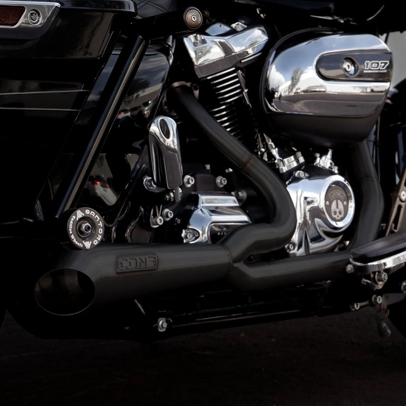 Breakaway 2-1フルエキゾーストマフラー (ブラック)