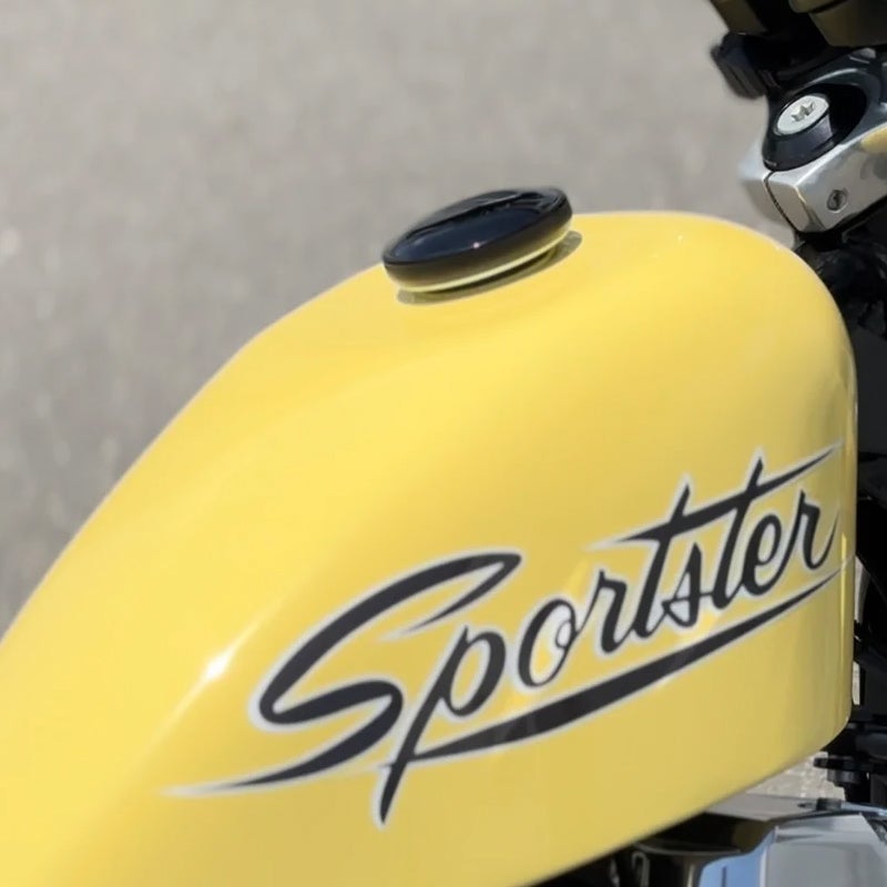 ハーレー用 カム式タンクキャップ (ブラック)1