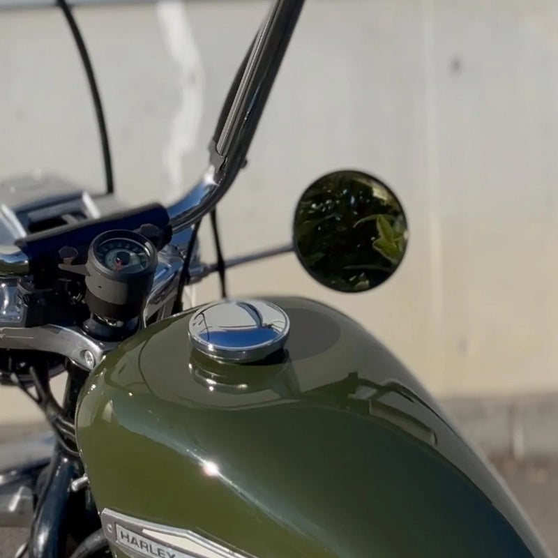 39mmフォーク用 フォークマウントミラーキット (シルバー)