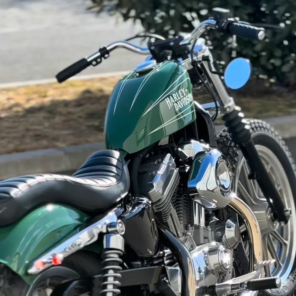  39mmフォーク用 フォークマウントミラーキット ベントタイプ (ブラック)2