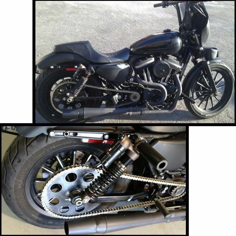  BUNG KING フレームスライダー 6.5インチ　スポーツスター 1991～2003 02