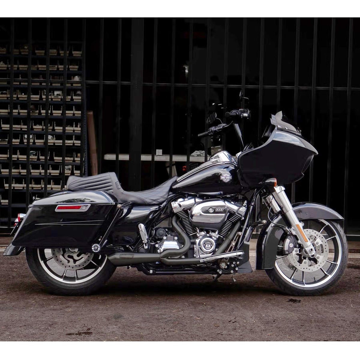 Sweeper 2-1フルエキゾーストマフラー (ブラック)2