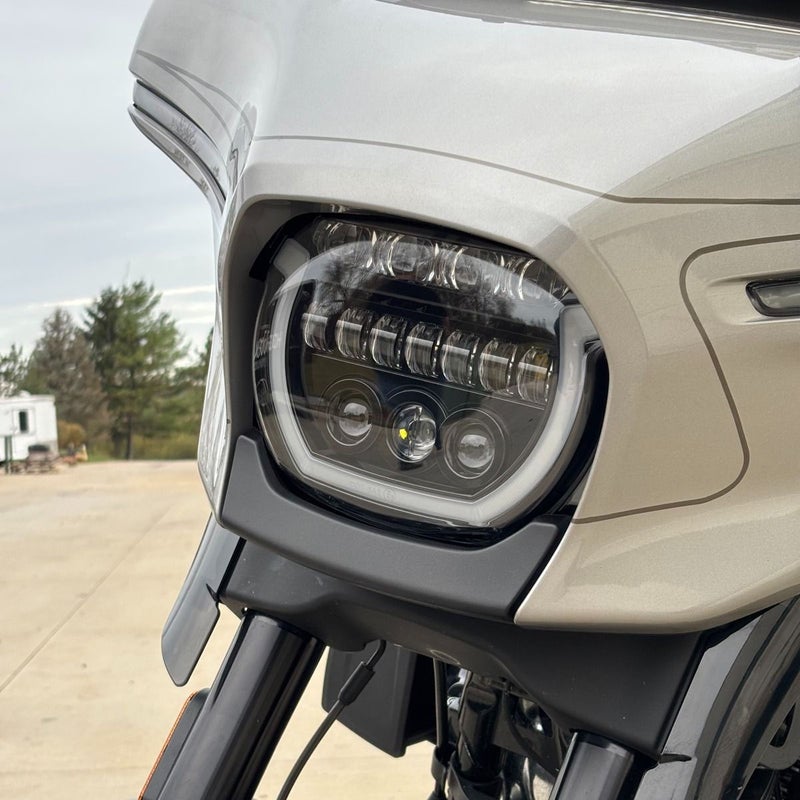 2024以降 FLHXモデル HALOMAKER LEDヘッドライト ブラック HOGWORKZ ホグワークズ