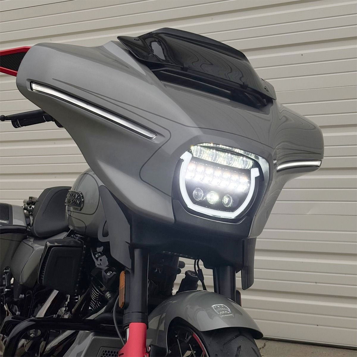 2024以降 FLHXモデル HALOMAKER LEDヘッドライト ブラック HOGWORKZ ホグワークズ 2