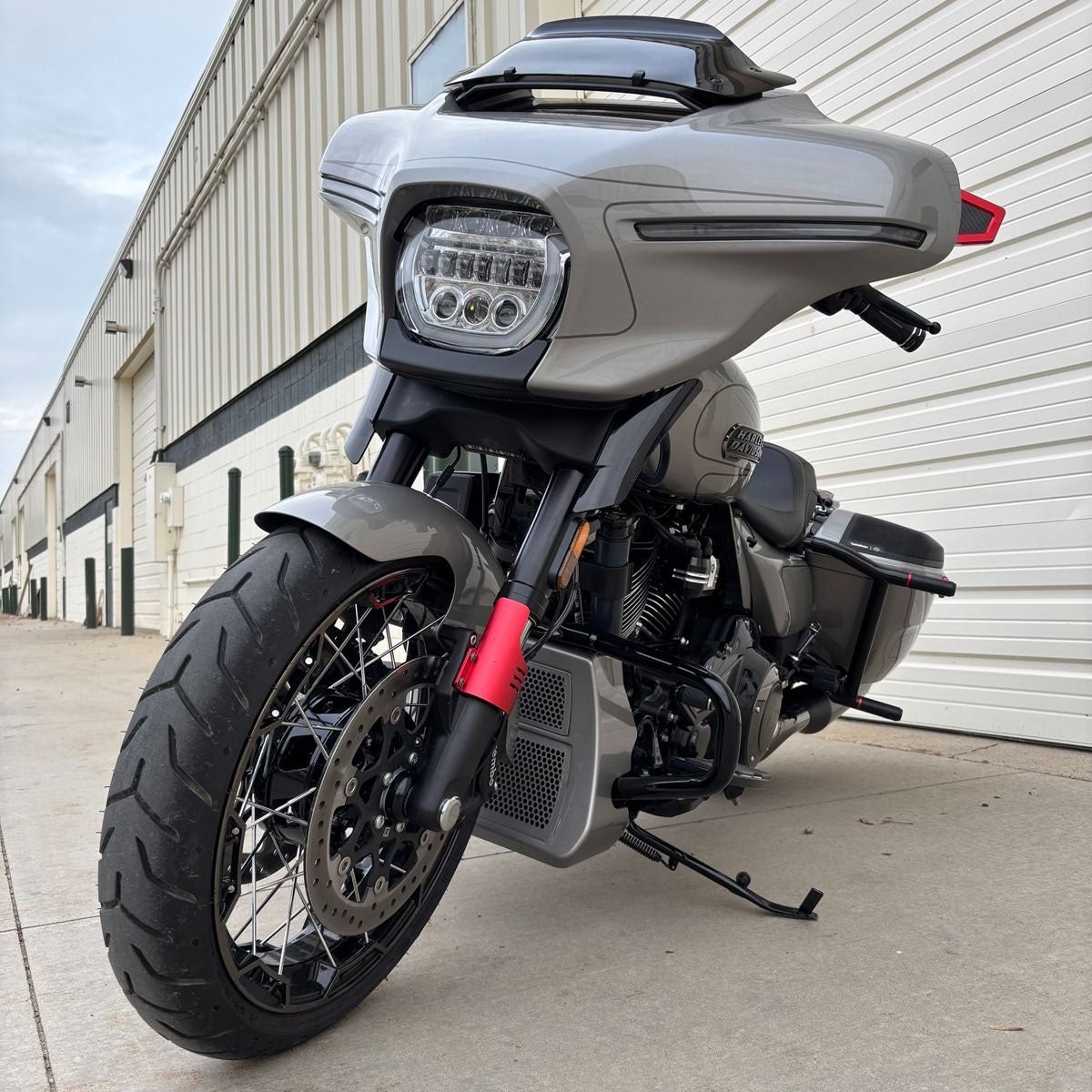 2024以降 FLHXモデル HALOMAKER LEDヘッドライト クローム HOGWORKZ ホグワークズ 3