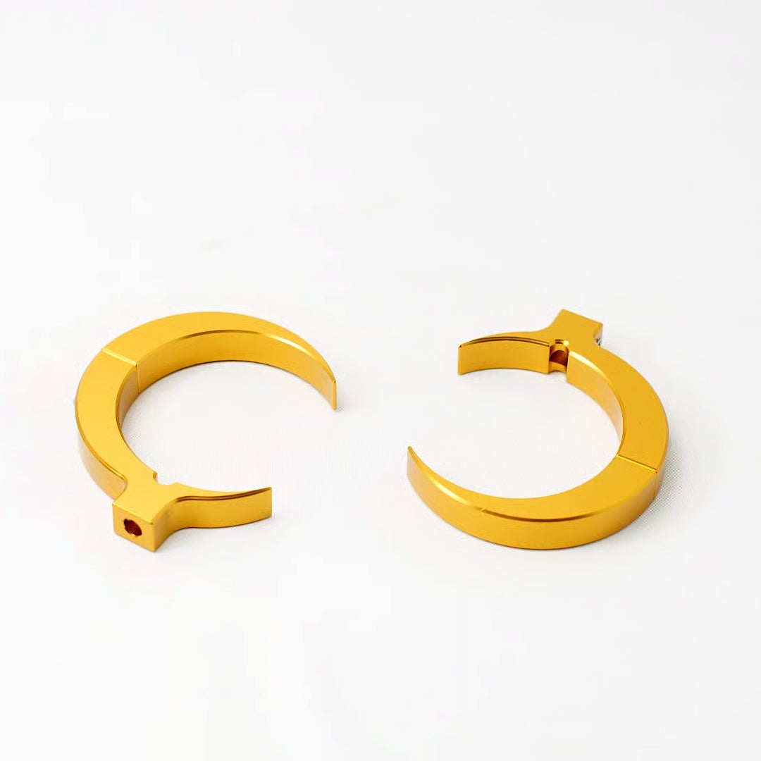 55mm 倒立フォーク用 フロントウィンカーステー (ゴールド)3