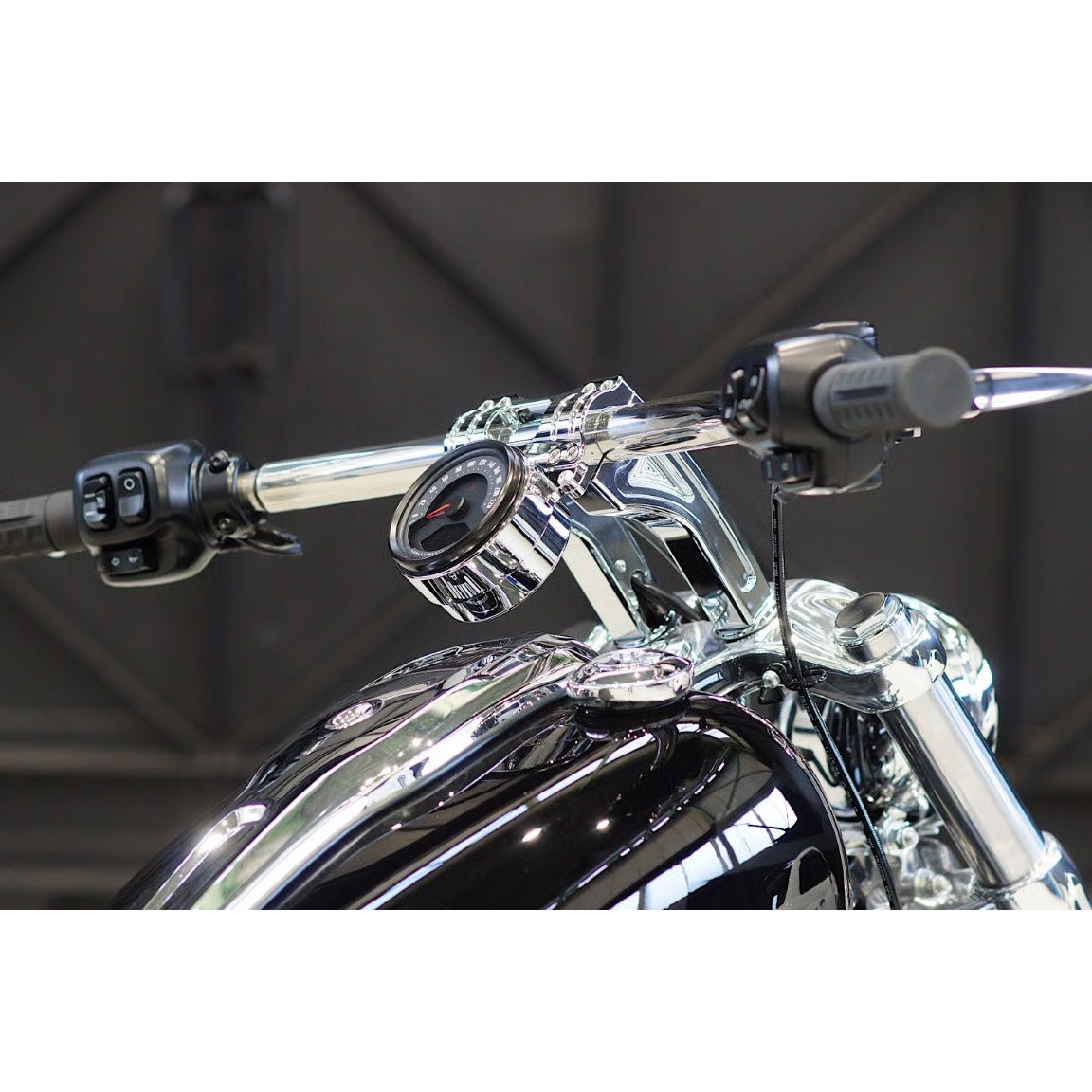 ノイズ 6.5インチ プルバックライザー ラウンドメーター用 (クローム)7