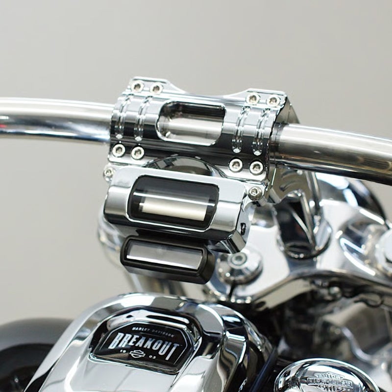 ノイズ 6.5インチ プルバックライザー デジタルメーター用 (クローム)