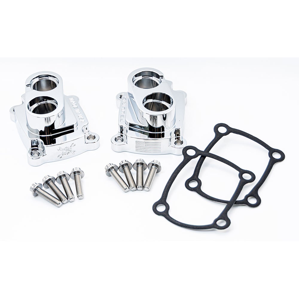 Feuling M8 リフターブロックカバー (クローム)2