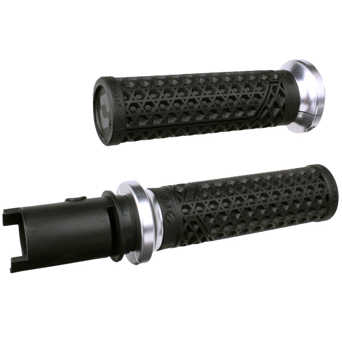 VANS Vツイン ロックオングリップ (ブラック/シルバー)