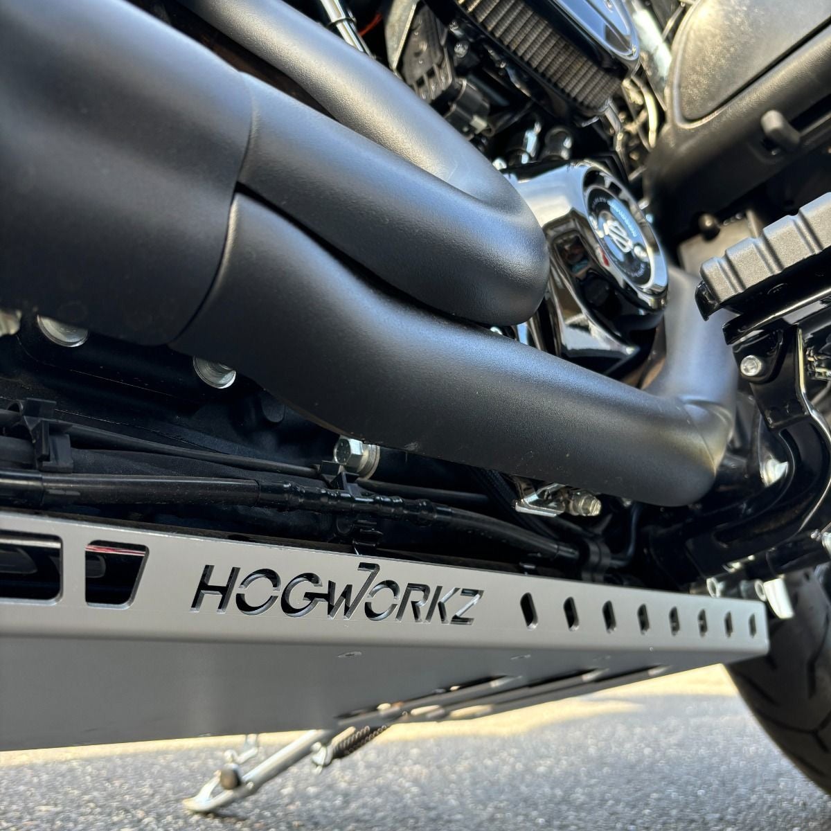 アルミ スキッドプレート (シルバー)2