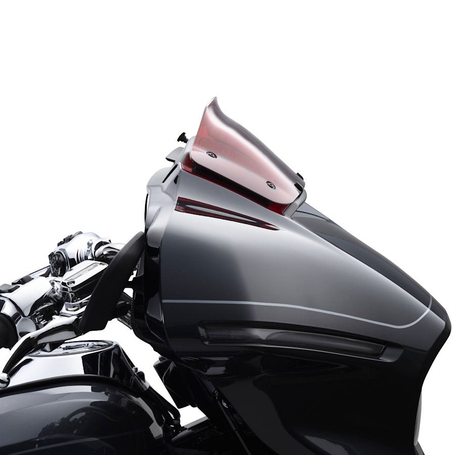 2024以降 FLHXモデル ウィンドスプリッター 5インチ ウィンドシールド レッド 2