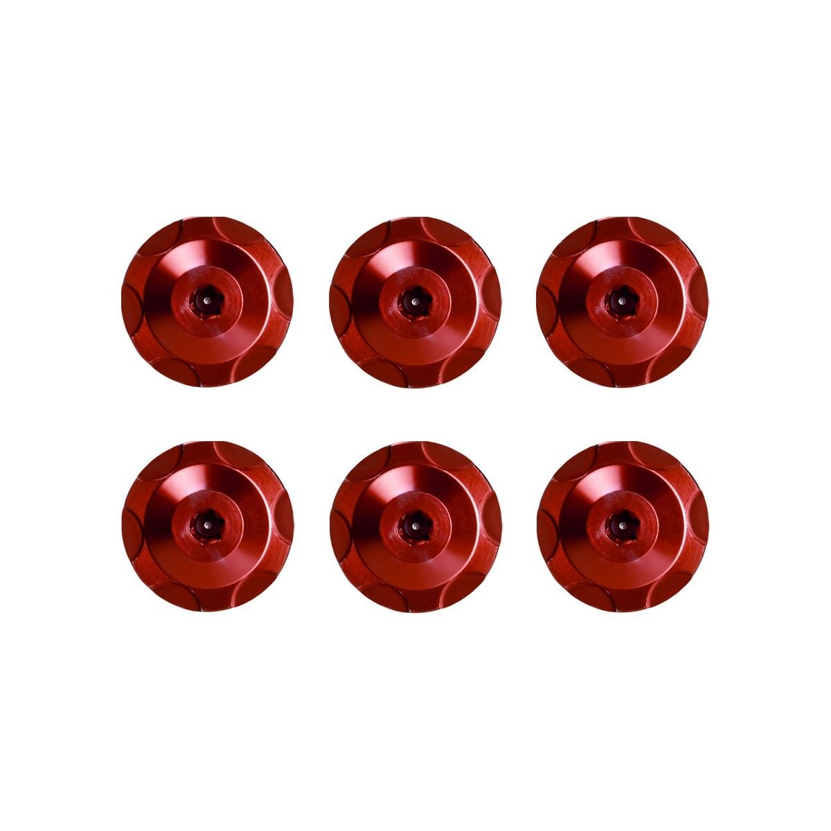 HOGWORKZ ウィンドシールド ボルトセット (レッド)6