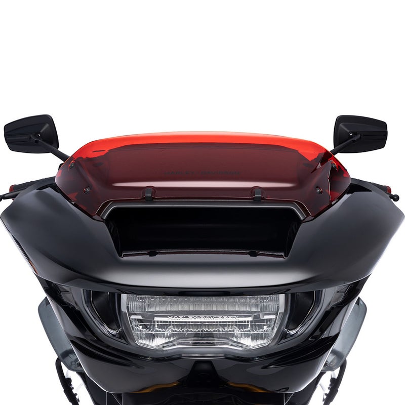 2024以降 FLTRモデル ウィンドスプリッター 4.5インチ ウィンドシールド レッド