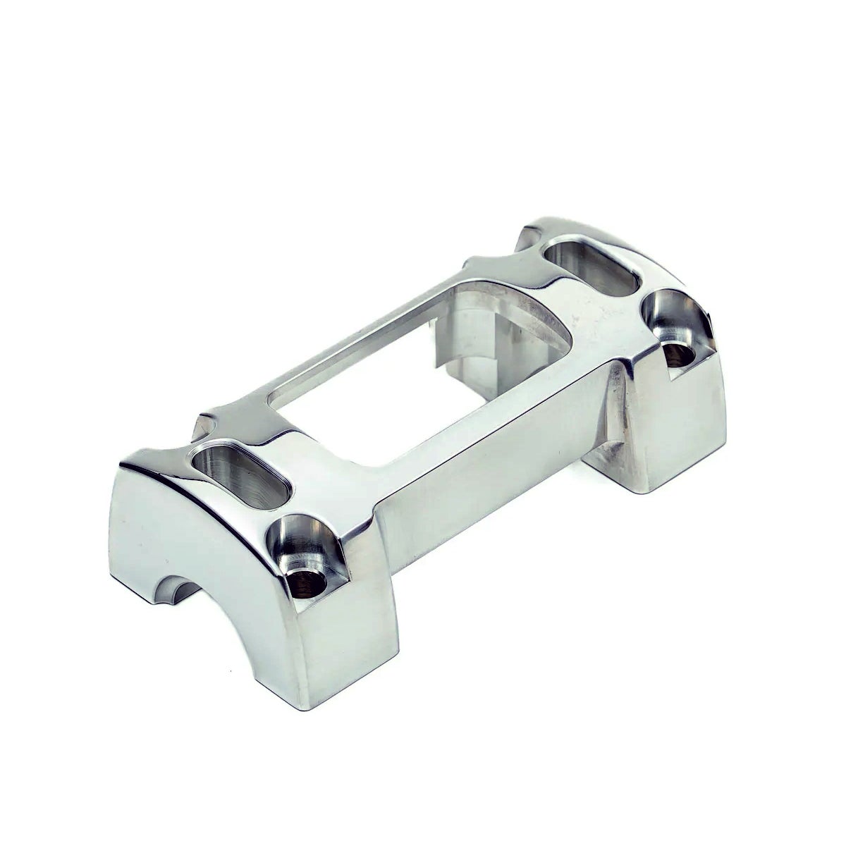 デジタルゲージマウント ライザークランプ 1-1/8インチ (シルバー)1