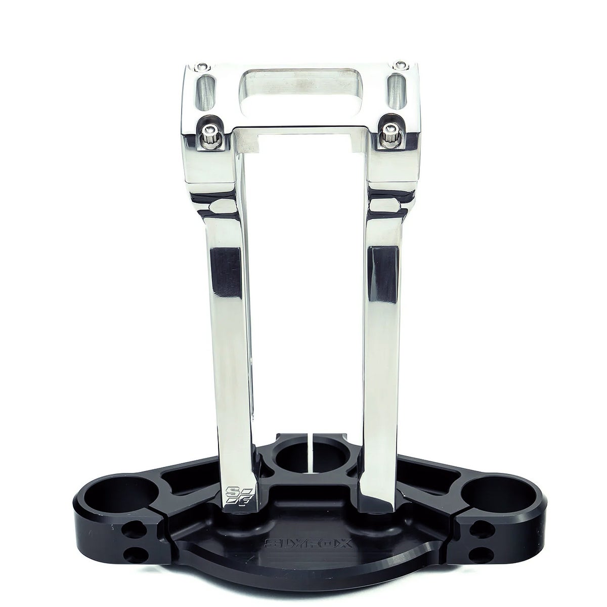 デジタルゲージマウント ライザークランプ 1-1/8インチ (シルバー)2