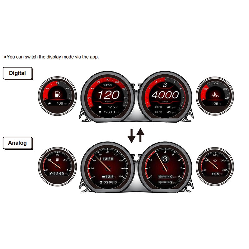 HD-03X TFT液晶メーターセット8
