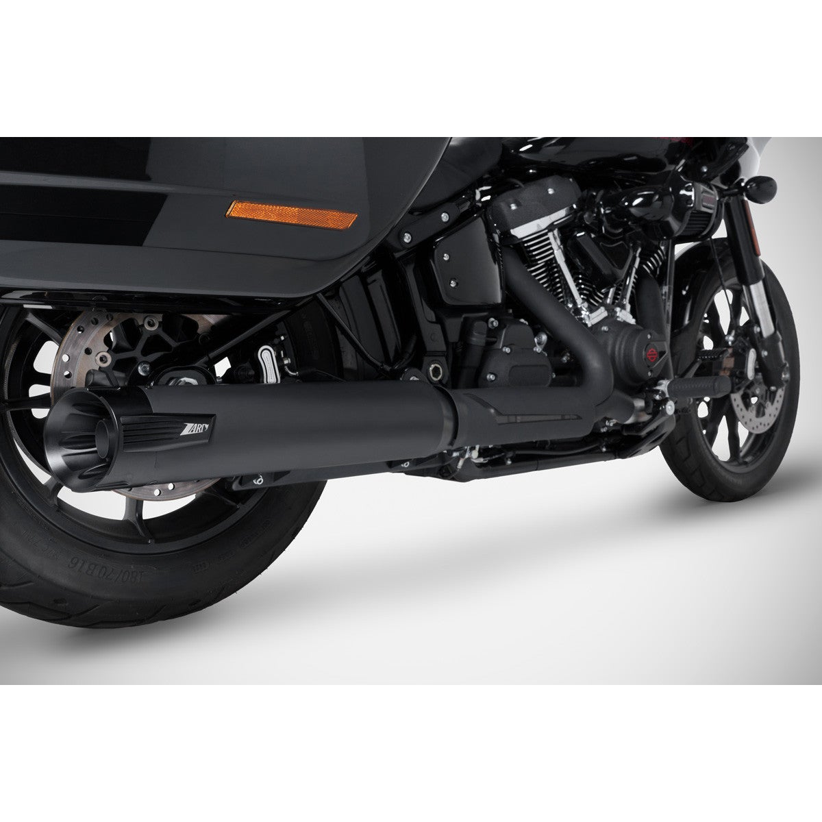 2-1フルエキゾーストマフラー レーシング (ブラック)2