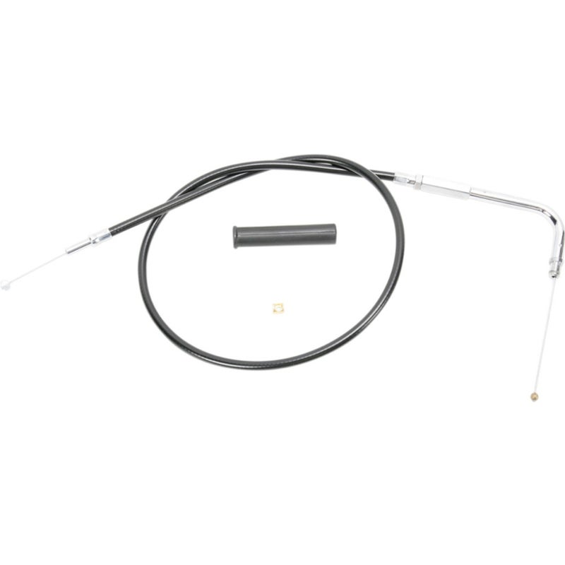 ハーレー用 スロットルケーブル (ブラック) 39.5インチ Drag Specialties