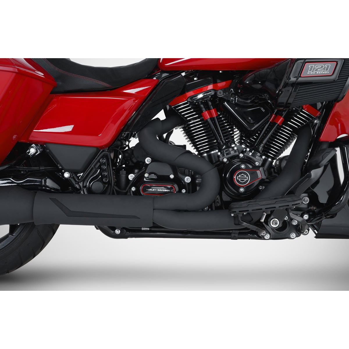 2-1フルエキゾーストマフラー レーシング (ブラック)3