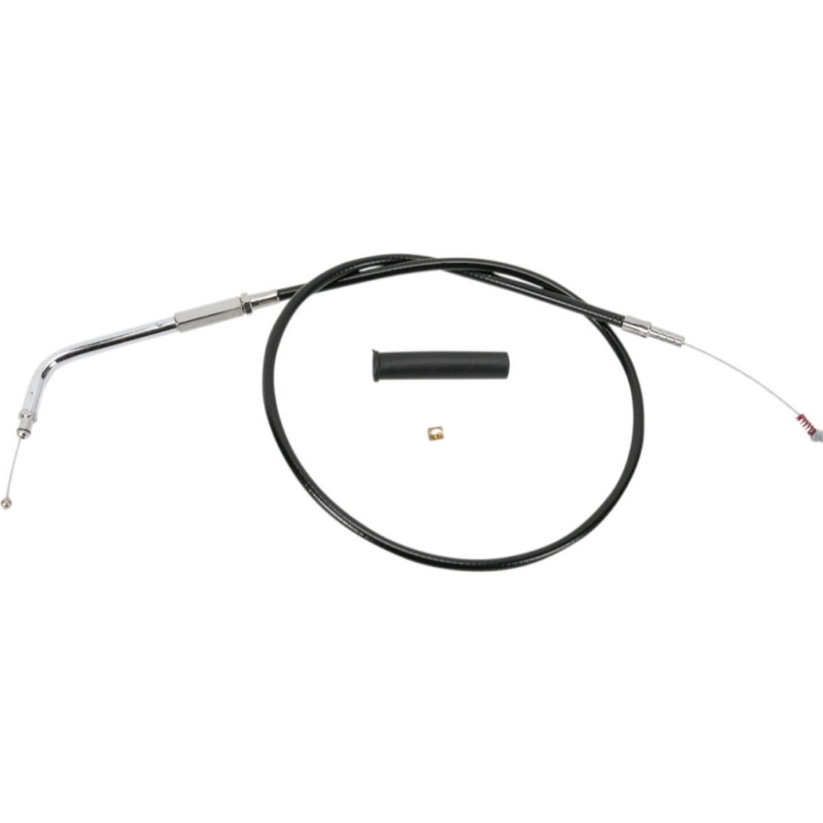 ハーレー用 アイドルケーブル (ブラック) 39.5インチ Drag Specialties