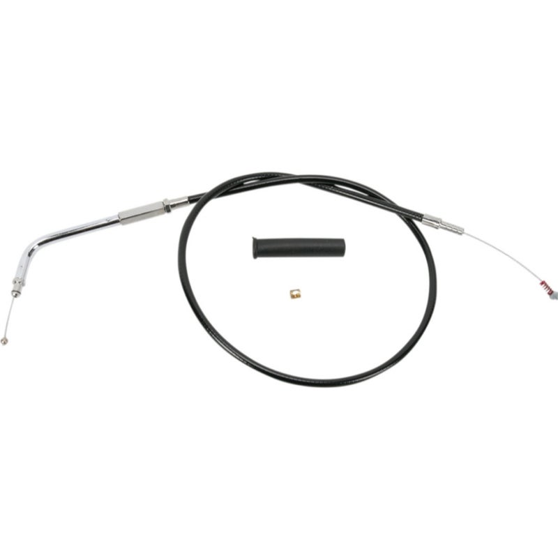 ハーレー用 アイドルケーブル (ブラック) 39.5インチ Drag Specialties